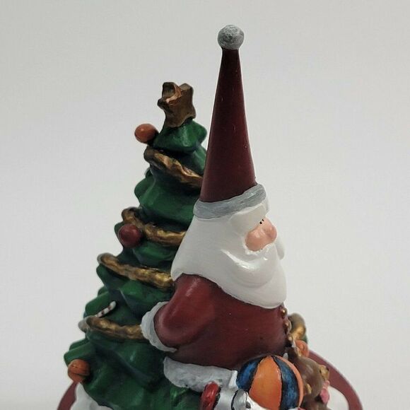 J ADAMS COLLECTION Santa Checking His List The Biggest Kid Of All 6.5" Christmas - Picture 8 of 11